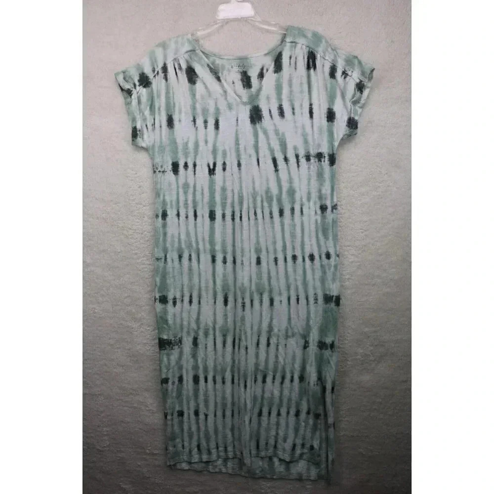Wonderly Studio Women's Long Lounge Maxi Dress-Size Small-Tye Dye